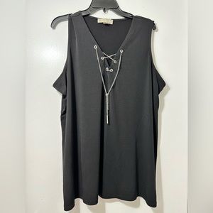 Michael Kors 3X black top